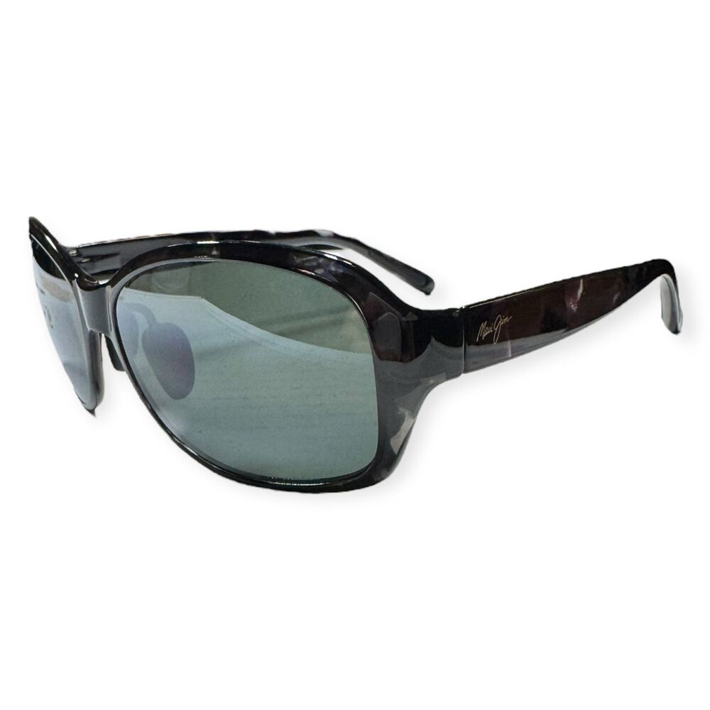 Maui Jim MJ 433-11T KOKI BEACH Sunglasses Black Grey Tortoise‎ 130mm Rare VTG